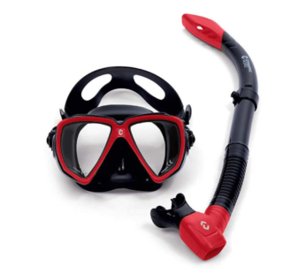 Dynamic Nord Snorkling Set Ms-21 Black/Red