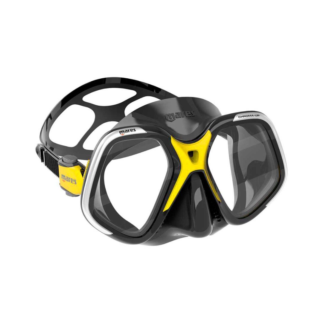 Mares Mask Chroma Up Black Yellow Mares Mask Chroma Up Black Yellow